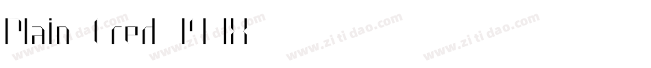 Plain Cred 1978字体转换